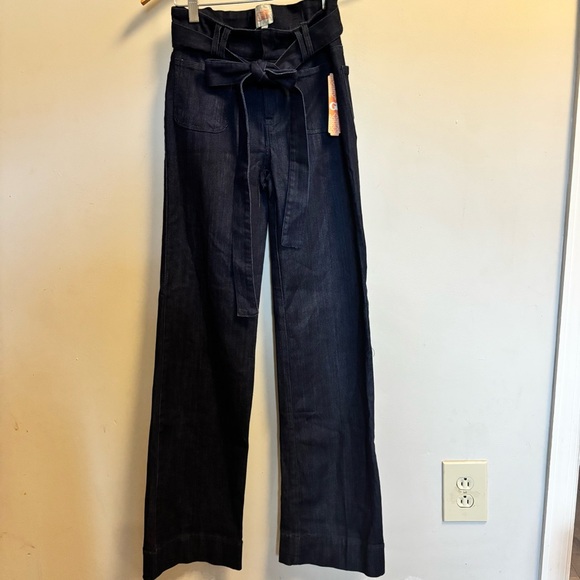 Gianni Bini Denim - Gianni Bini Wide-Leg Pants with Belt